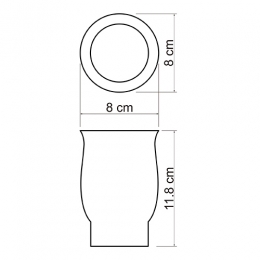 Запасной стакан WasserKraft C184