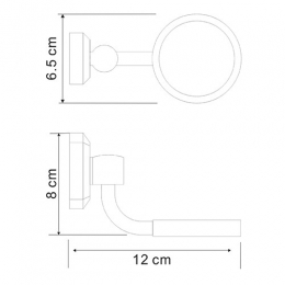 Запасной держатель, одинарный WasserKraft Oder C175