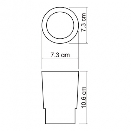 Запасной стакан WasserKraft C180
