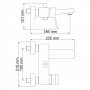 Смеситель для ванны с коротким изливом WasserKraft Aller 1061WHITE