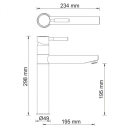 Смеситель для кухни WasserKraft A8137