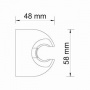 Настенный держатель лейки WasserKraft A009