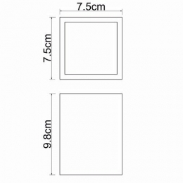 Стакан для зубных щеток WasserKraft Leine K-3828