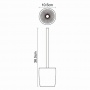 Щетка для унитаза WasserKraft Dinkel K-4627