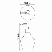 Дозатор для жидкого мыла WasserKraft Dinkel K-4699