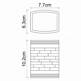 Стакан для зубных щеток WasserKraft Main K-4728