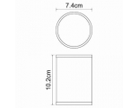 Стакан для зубных щеток WasserKraft Rossel K-5728
