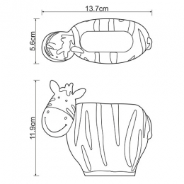Стакан для зубных щеток WasserKraft Lippe K-8128A