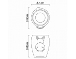 Стакан для зубных щеток WasserKraft Lippe K-8128