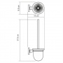 Щетка для унитаза подвесная WasserKraft Diemel K-2227