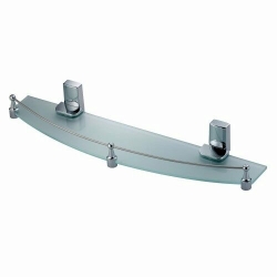 Полка стеклянная с бортиком WasserKraft Leine K-5044 (ранее К-5024)