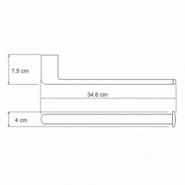 Держатель полотенец WasserKraft Berkel K-6851