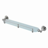 Полка стеклянная с бортиком WasserKraft Ammer K-7044 (ранее К-7024)