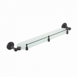 Полка стеклянная с бортиком WasserKraft Isar K-7344 (ранее К-7324)