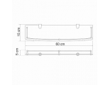 Полка стеклянная WasserKraft K-555