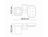 Держатель стакана и мыльницы WasserKraft Wern K-2526