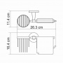 Держатель туалетной бумаги и освежителя WasserKraft Isen K-4059
