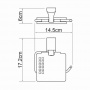Держатель туалетной бумаги WasserKraft Leine K-5025WHITE
