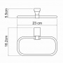 Держатель полотенец WasserKraft Exter K-5260