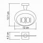 Мыльница решетка WasserKraft Lippe K-6569