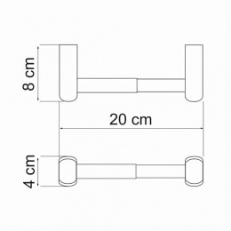 Держатель туалетной бумаги WasserKraft Berkel K-6822