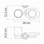 Держатель стакана и мыльницы WasserKraft Ammer K-7026