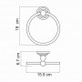 Держатель полотенец WasserKraft Ammer K-7060