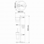 Комбинированная напольная стойка WasserKraft K-1256