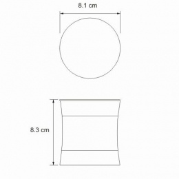 Косметическая емкость WasserKraft Wern K-7579