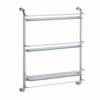 Полка стеклянная тройная WasserKraft K-2033