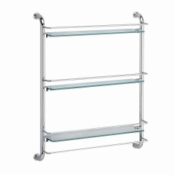 Полка стеклянная тройная WasserKraft K-2033