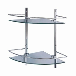 Полка стеклянная двойная WasserKraft K-3122