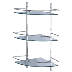 Полка стеклянная тройная WasserKraft K-3133