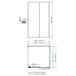 Душевой уголок WasserKraft Dill 61S15