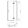 Душевая дверь WasserKraft Aller 10H05RBLACK MATT