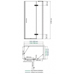 Душевой уголок WasserKraft Aller 10H06R