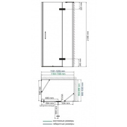 Душевой уголок WasserKraft Aller 10H10R