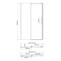 Душевая дверь WasserKraft Alme 15R05