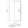 Душевая дверь WasserKraft Alme 15R30