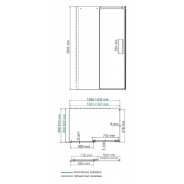 Душевой уголок WasserKraft Alme 15R36