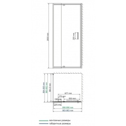 Душевой уголок WasserKraft Berkel 48P03