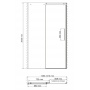 Душевая дверь WasserKraft Dinkel 58R31