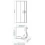 Душевой уголок WasserKraft Lippe 45S03