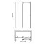 Душевая дверь WasserKraft Vils 56R05