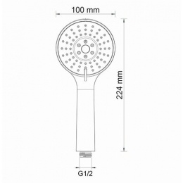 Лейка 3-функциональная WasserKraft A002