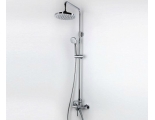Душевая система WasseRKRAFT A12202, однорычажный смеситель, стойка, тропический душ, ручной душ