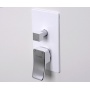 Смеситель для ванны и душа WasserKraft Aller 10641WHITE