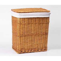 Плетеная корзина для белья с крышкой WasserKraft Ammer WB-370-L