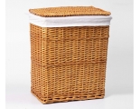 Плетеная корзина для белья с крышкой WasserKraft Ammer WB-370-M