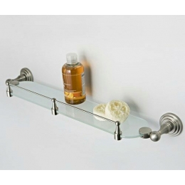 Полка стеклянная с бортиком WasserKraft Ammer K-7044 (ранее К-7024)